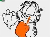 Гарфилд - Раскраска - Garfield Coloring