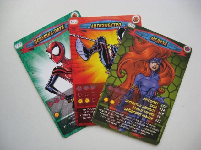 Новая игра с карточками Человека паука